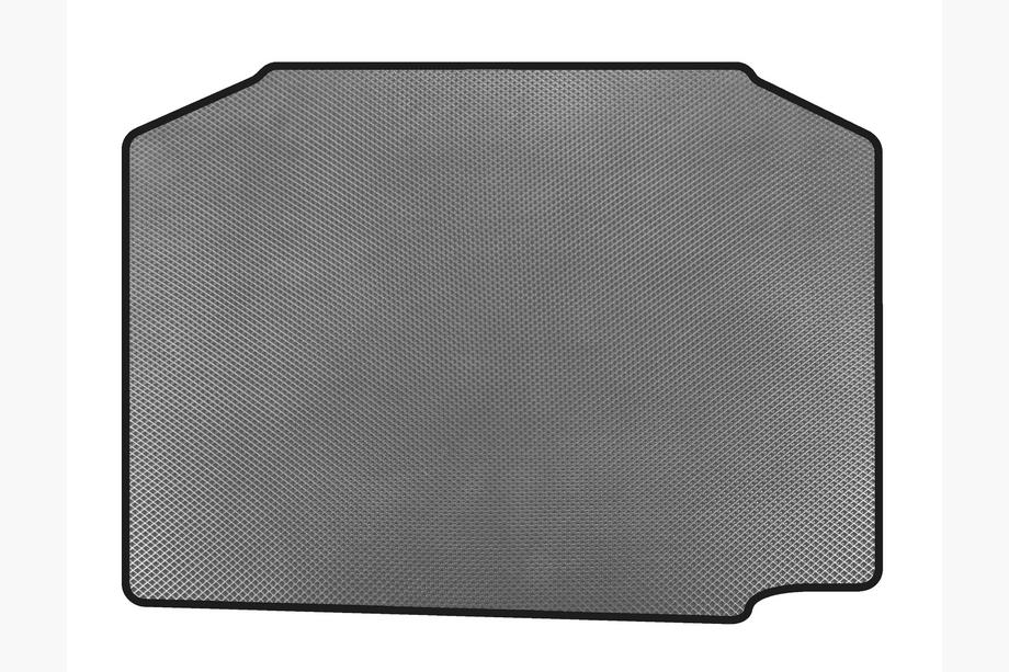 Skoda Fabia 2007-2014 гг. Коврик в багажник (HB, Серый) Image