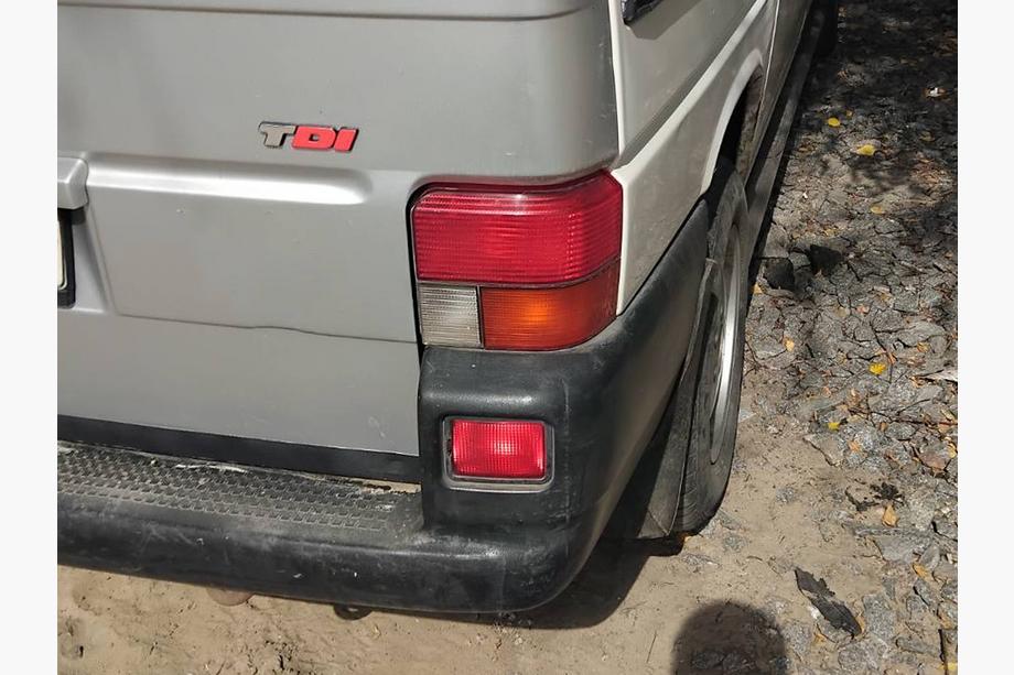 Volkswagen T4 Transporter 1990-2003 гг. Задний шильдик Tdi Оригинальный стиль, Все буквы хром Фото 5