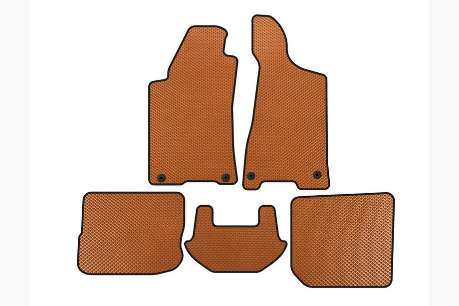 Audi 80/90 1987-1996 гг. Коврики EVA (1991-1996, Sedan, Оранжевый) Image