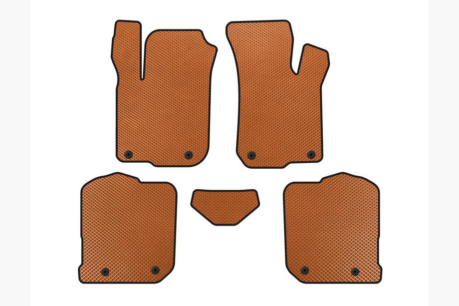 Audi A3 1996-2003 гг. Коврики EVA (HB, Оранжевые) Image