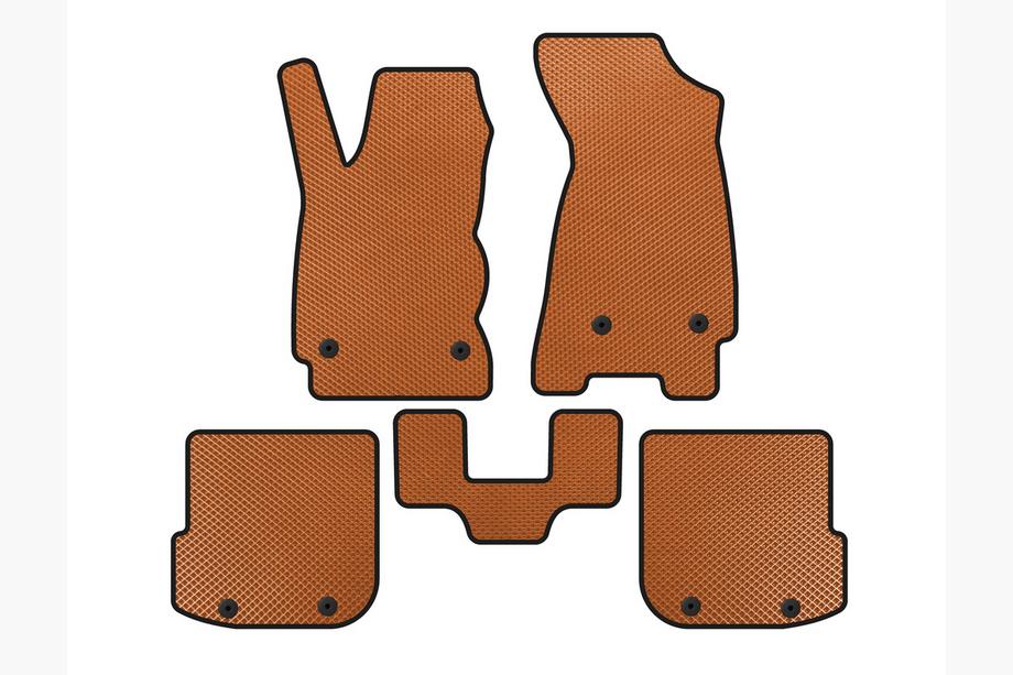 Audi A4 B5 1994-2001 гг. Коврики EVA (Avant, Оранжевый) Image