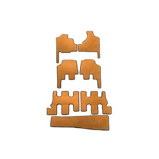 Коврики EVA (для Grand Voyager, АКПП, Оранжевые) Chrysler Voyager 2001-2007 гг. фото 1