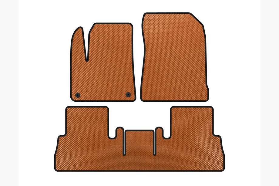 Citroen Berlingo/Multispace 2018- гг. Коврики EVA (Оранжевые) Image