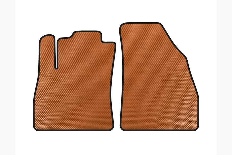 Fiat Fiorino/Qubo 2008-2024 гг. Передние коврики EVA (Оранжевые) Image