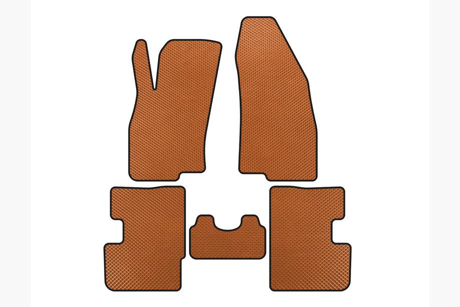 Fiat Punto Grande/EVO 2006-2018 гг. Коврики EVA (2011-2018, HB, 3-дверный, Оранжевый) Image