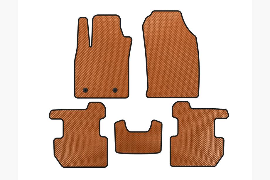Ford Ecosport 2013-2022 гг. Коврики EVA (2018-2022, Оранжевые) Image