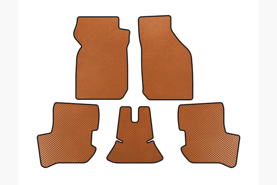 Ford Ka 1996-2008 гг. Коврики EVA (HB, Оранжевые) Image