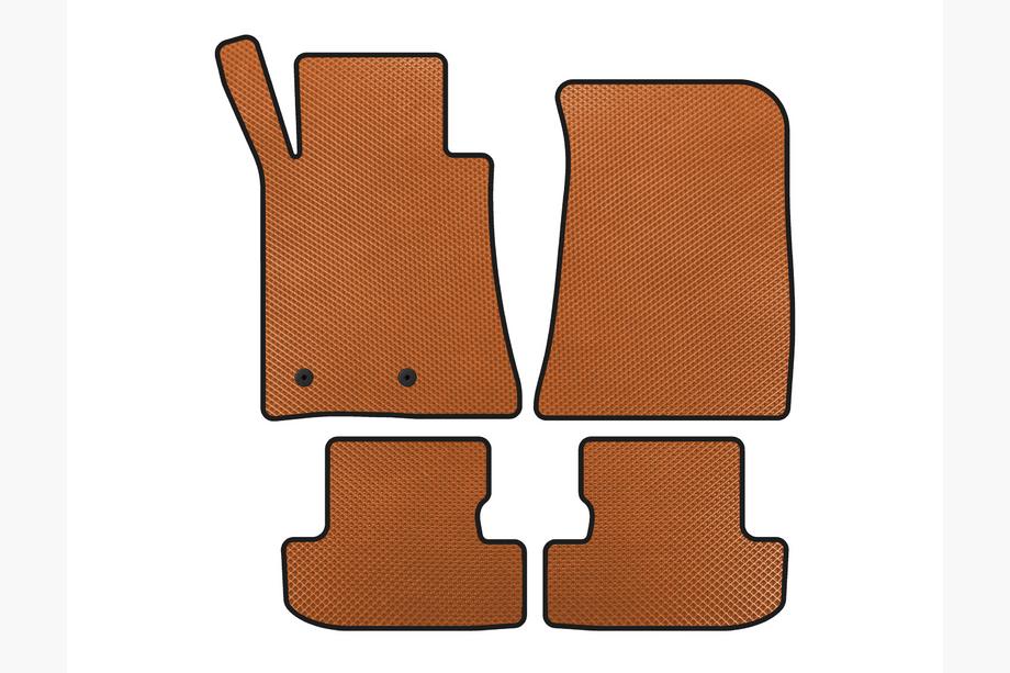 Ford Mustang 2015-2023 гг. Коврики EVA (Купе, Оранжевые) Image