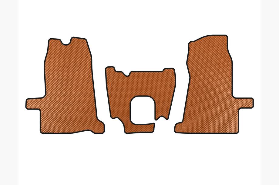 Коврики EVA (2000-2006, 1+1, МКПП, Оранжевые) Image