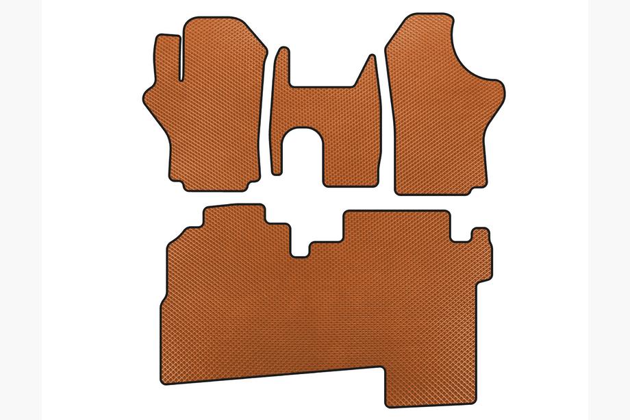 Коврики EVA (2004-2007, 2 ряда, 8-местный, Оранжевые) Image