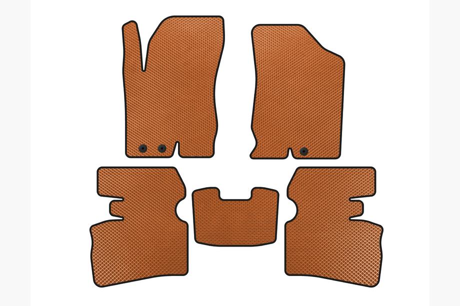 Hyundai I-30 2007-2011 гг. Коврики EVA (SW, Оранжевый) Image