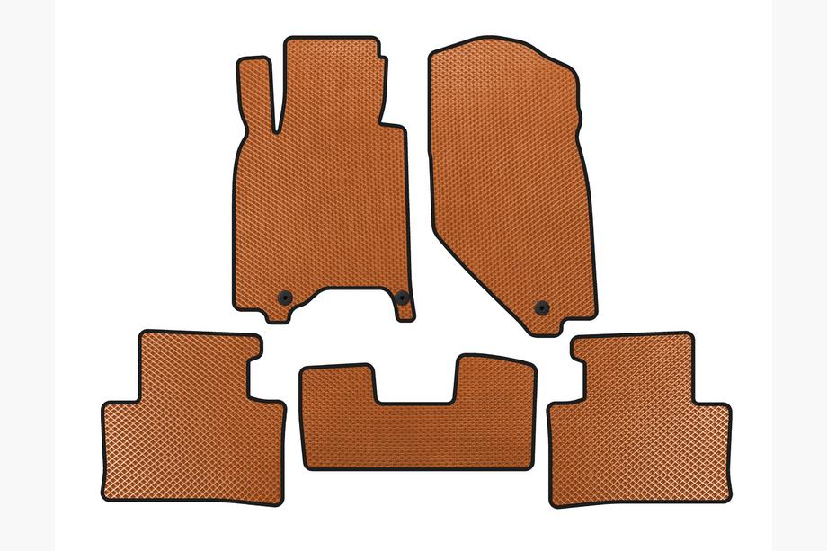 Infiniti G25/G35/37 (V36/CV36) 2006-2015 гг. Коврики EVA (G37 X, SD, Оранжевые) Image