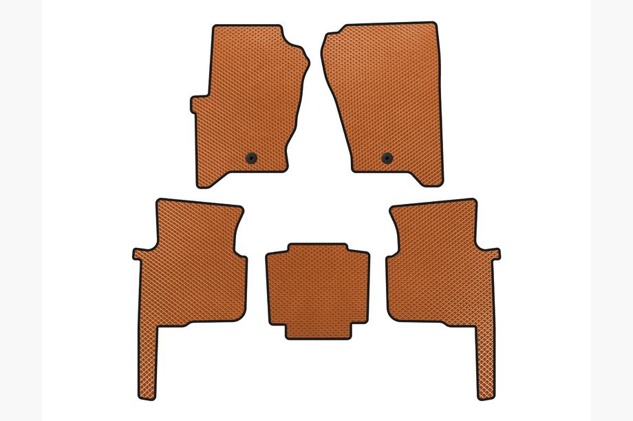 Land Rover Discovery III 2004-2009 гг. Коврики EVA (Оранжевые) Image