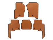 Land Rover Discovery IV 2009-2017 гг. Коврики EVA V2 (Оранжевые) фото 1