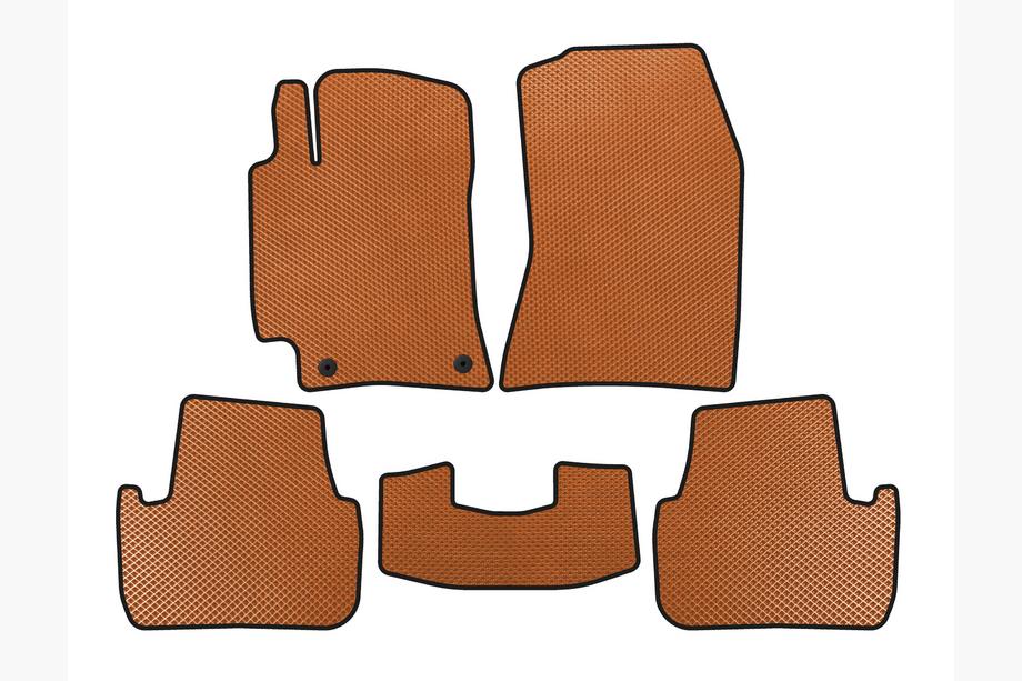 Lexus IS 1998-2005 гг. Коврики EVA (Оранжевые) Image