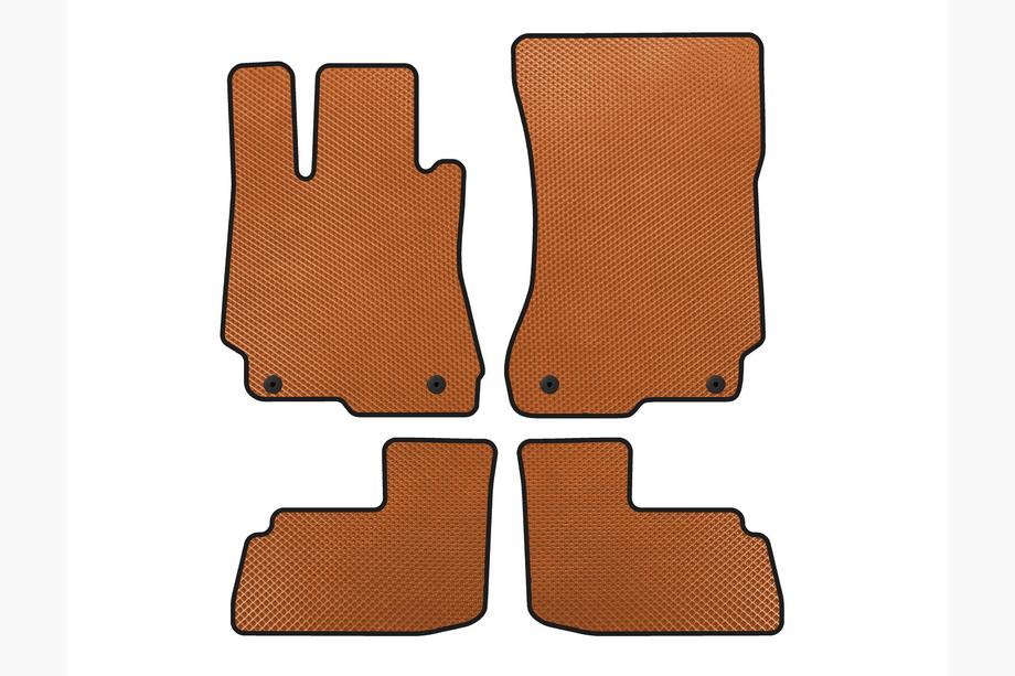 Mercedes CL-class C216 2006-2014 гг. Коврики EVA (Оранжевые) Image