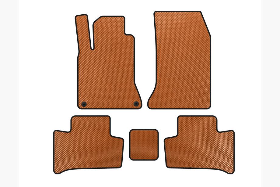 Mercedes B-class W246 2011-2018 гг. Коврики EVA (2015-2018, Оранжевые) Image