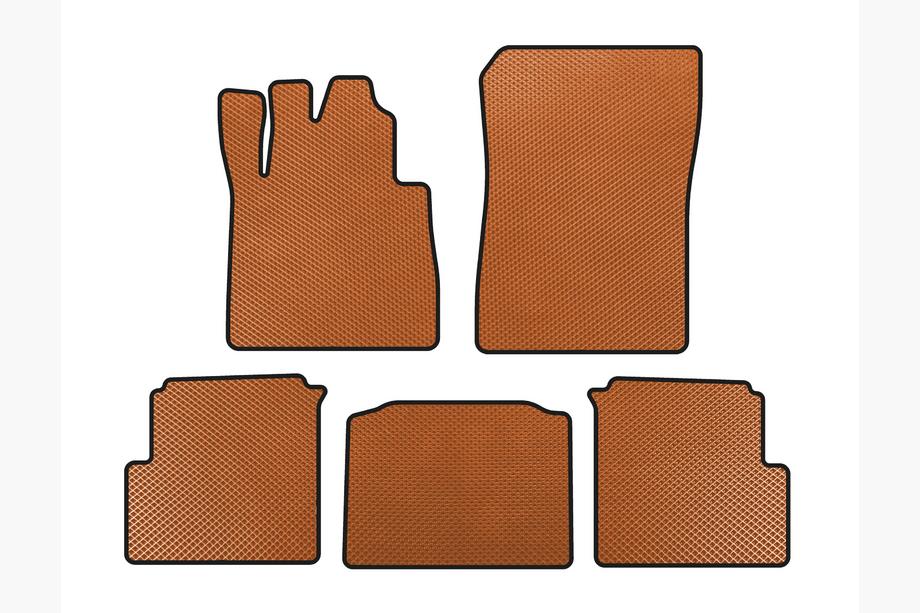 Mercedes G сlass W463 1990-2018 гг. Коврики EVA (2012-2015, 5-дверный, Оранжевый) Image