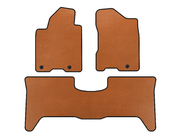 Nissan Armada 2003-2015 гг. Коврики EVA (2 ряда, 2003-2008, Оранжевые) фото 1