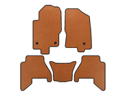 Nissan Pathfinder R51 2005-2014 гг. Коврики EVA V2 (2 ряда, Оранжевые) фото 1