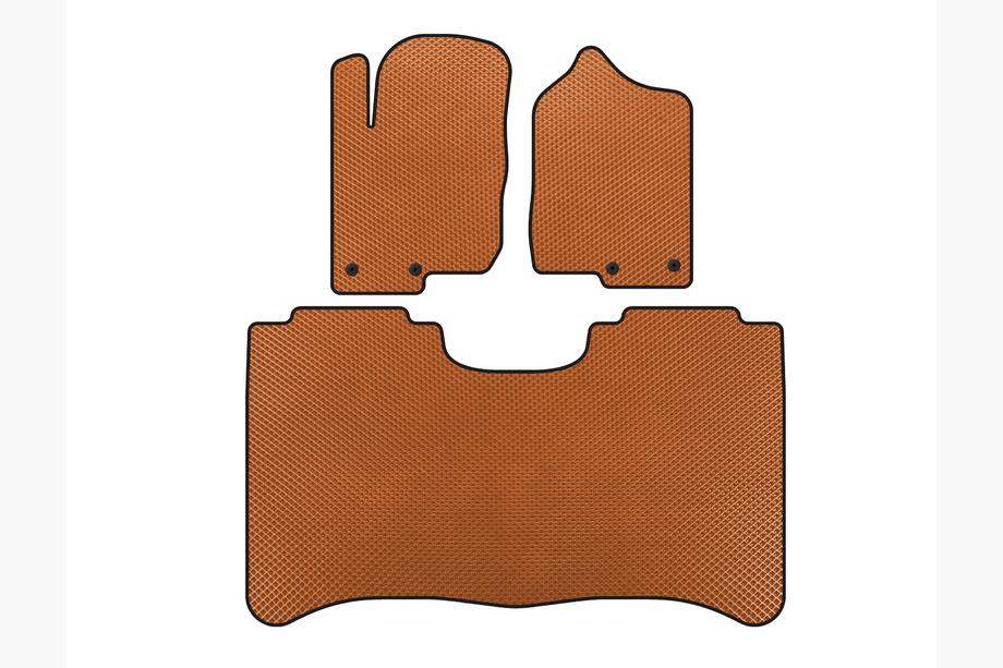 Nissan Titan 2004-2011 гг. Коврики EVA (Оранжевые) Image