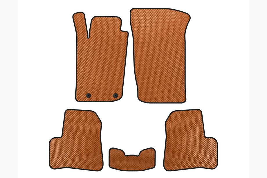 Peugeot 206 1998-2024 гг. Коврики EVA (1998-2009, Оранжевый) Image