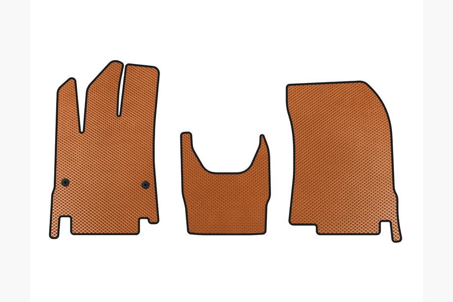 Peugeot Partner/Rifter 2019- гг. Коврики EVA (Оранжевые) Image