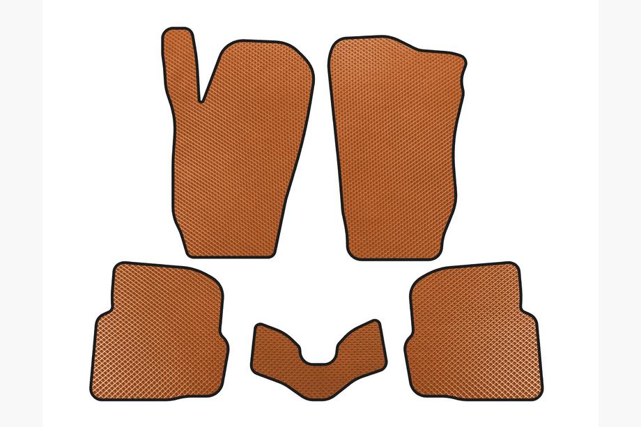 Seat Cordoba 2000-2009 гг. Коврики EVA (SD, Оранжевые) Image