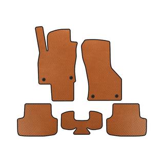 Seat Leon 2013-2020 рр. Коврики EVA (Оранжевый)