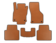 Volkswagen Arteon 2017-2025 гг. Коврики EVA (LB, Оранжевые) фото 1