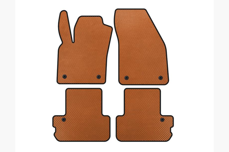 Коврики EVA (Cabriolet, Оранжевые) Image