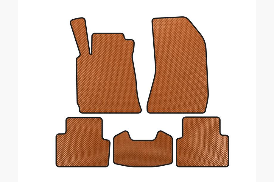 Alfa Romeo 159 2005-2011 гг. Коврики EVA V-1 (Оранжевые) Image