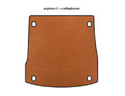 Alfa Romeo Stelvio 2016- гг. Коврик в багажник EVA V-1 (с сабвуфером, Оранжевый) фото 1