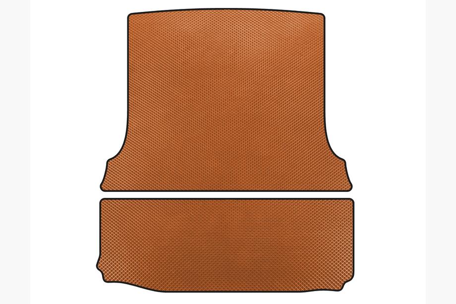 Fiat Fiorino/Qubo 2008-2024 гг. Коврик в багажник EVA (Грузовой, Оранжевый) Image