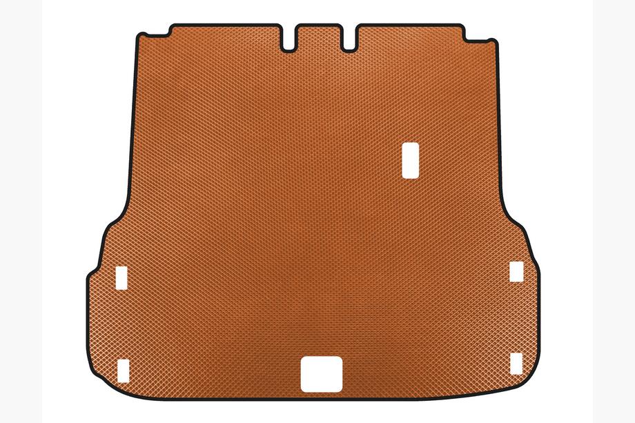 Nissan Pathfinder R52 2012-2021 гг. Коврик в багажник EVA (Оранжевый) Image