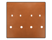 Peugeot Partner/Rifter 2019- гг. Коврик в багажник EVA (Длинная база, Оранжевый) фото 1