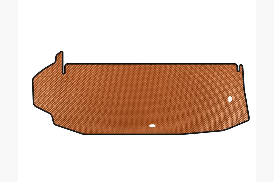 Toyota Highlander 2019- гг. Коврик в багажник EVA (до 3 ряда, без сабвуфера, 7-местный, Оранжевый) Image