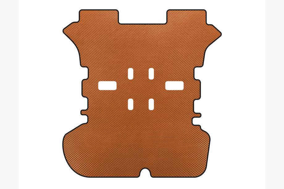 Toyota Previa 2000-2006 гг. Коврик в багажник EVA (Оранжевый) Image