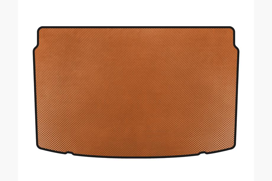 Volkswagen Polo 2017- гг. Коврик в багажник EVA (HB, Оранжевый) Image
