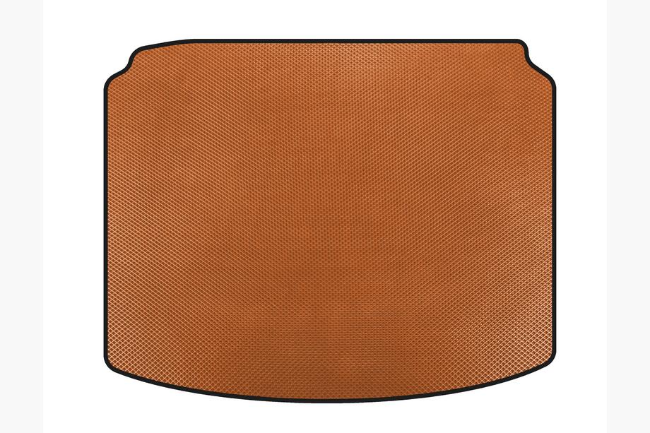Citroen C-4 2004-2010 гг. Коврик в багажник EVA (HB, 5-дверный, Рестайлинг, Оранжевый) Image