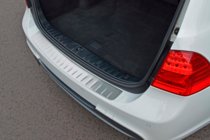 BMW 3 серия E90/E91 2005-2011 гг. Накладка на задний бампер нержавейка (2006-2008, SW) фото 2
