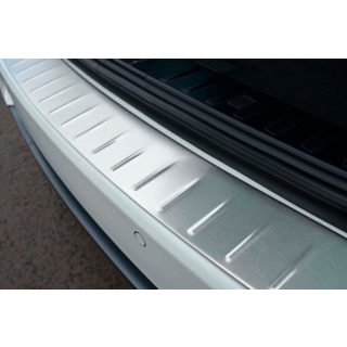 Накладка на задний бампер нержавейка (2006-2008, SW) фото 3