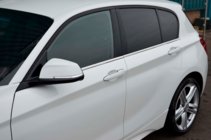 BMW 1 серия F20/F21 2011-2019 гг. Окантовка стекол нержавеющая сталь фото 2