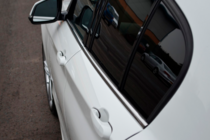 BMW 1 серия F20/F21 2011-2019 гг. Окантовка стекол нержавеющая сталь фото 8