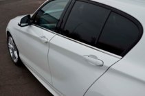 BMW 1 серия F20/F21 2011-2019 гг. Окантовка стекол нержавеющая сталь фото 7
