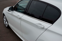 BMW 1 серия F20/F21 2011-2019 гг. Окантовка стекол нержавеющая сталь фото 7