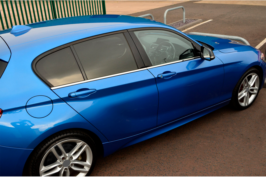 BMW 1 серия F20/F21 2011-2019 гг. Окантовка стекол нержавеющая сталь Image