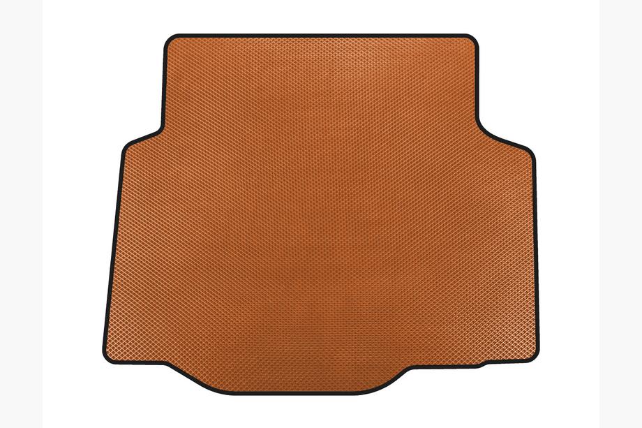 Nissan Almera N16 2000-2006 гг. Коврик в багажник EVA (HB, Оранжевый) Image