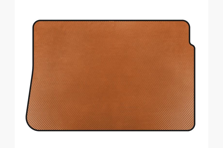 Renault Megane II 2004-2009 гг. Коврик в багажник (2006-2009, HB, 5-дверный, Оранжевый) Image