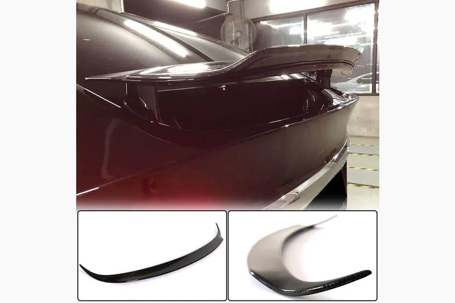 Tesla Model X 2015- гг. Задний спойлер V2 (2015-2025, Карбон) Image